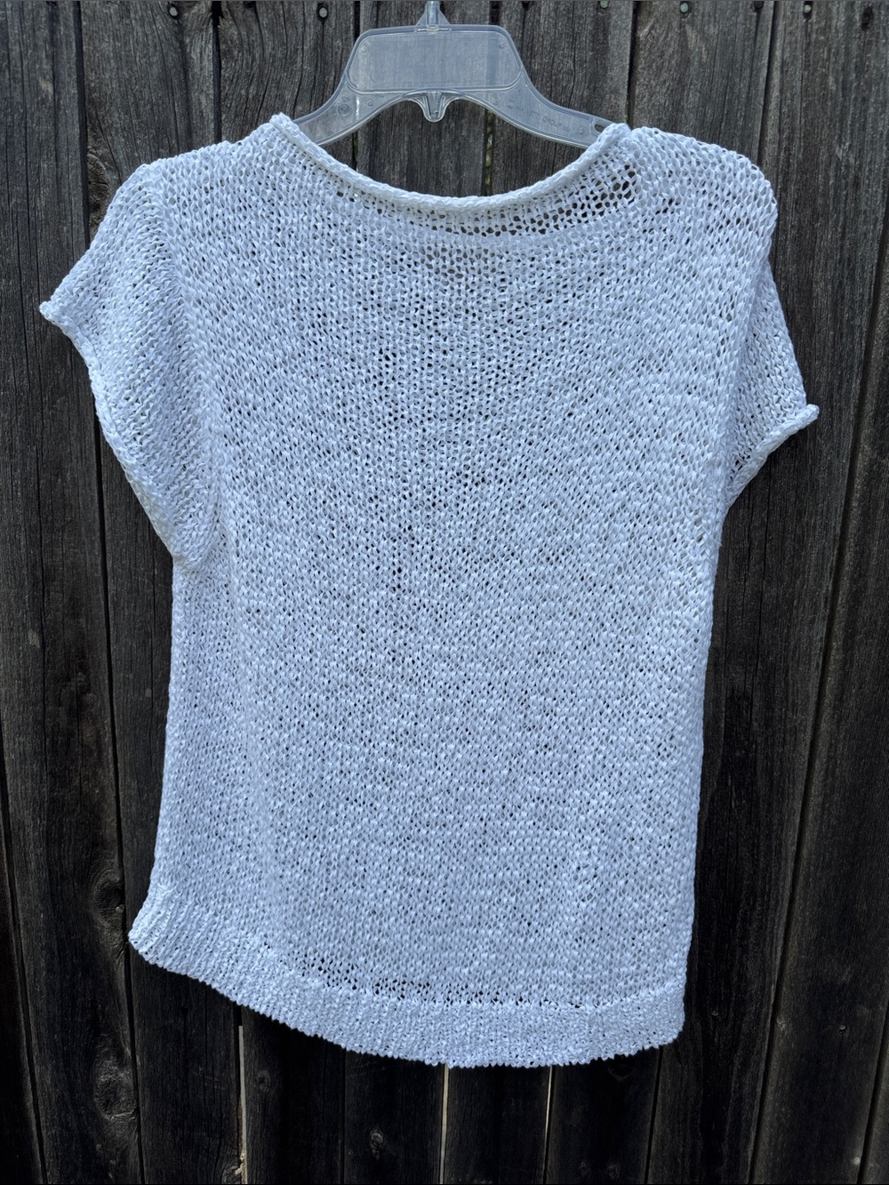 Jcrew Light Knit Boxy Tee - White